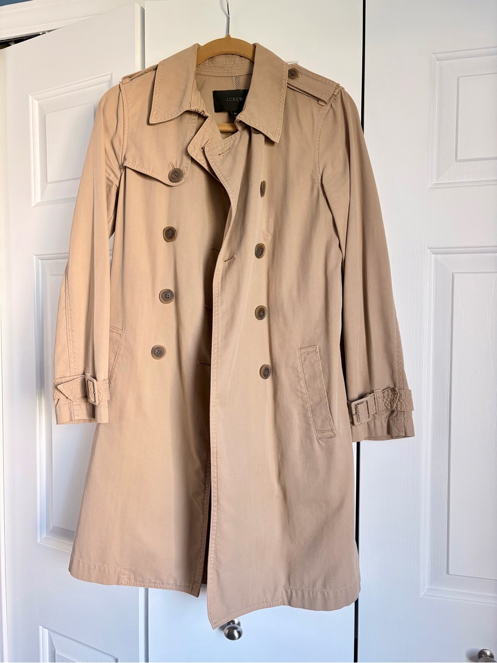 J. Crew Double-Breasted Trench Coat w Belt 00
